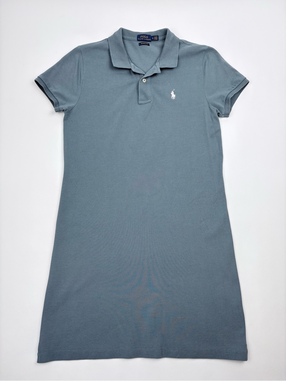 Polo Ralph Lauren Cotton Mesh Short-Sleeve Polo Dress Size Medium
